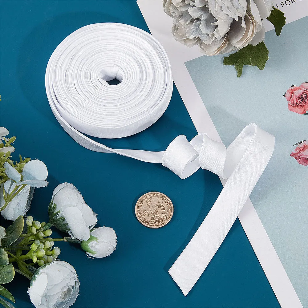 1 Roll Satin Ribbon for Hairbow DIY Party Decoration, Lt. Blue, 25yards/roll(22.86m/roll)