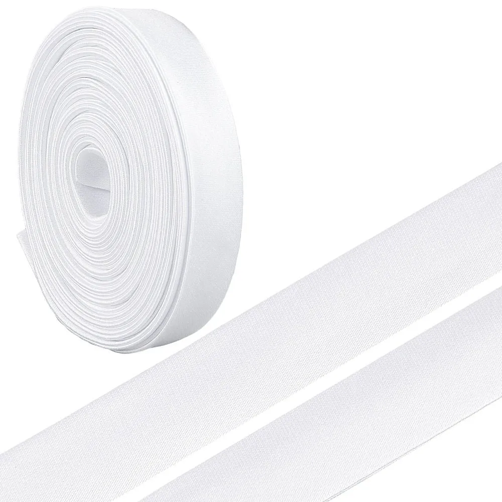 1 Roll Satin Ribbon for Hairbow DIY Party Decoration, Lt. Blue, 25yards/roll(22.86m/roll)