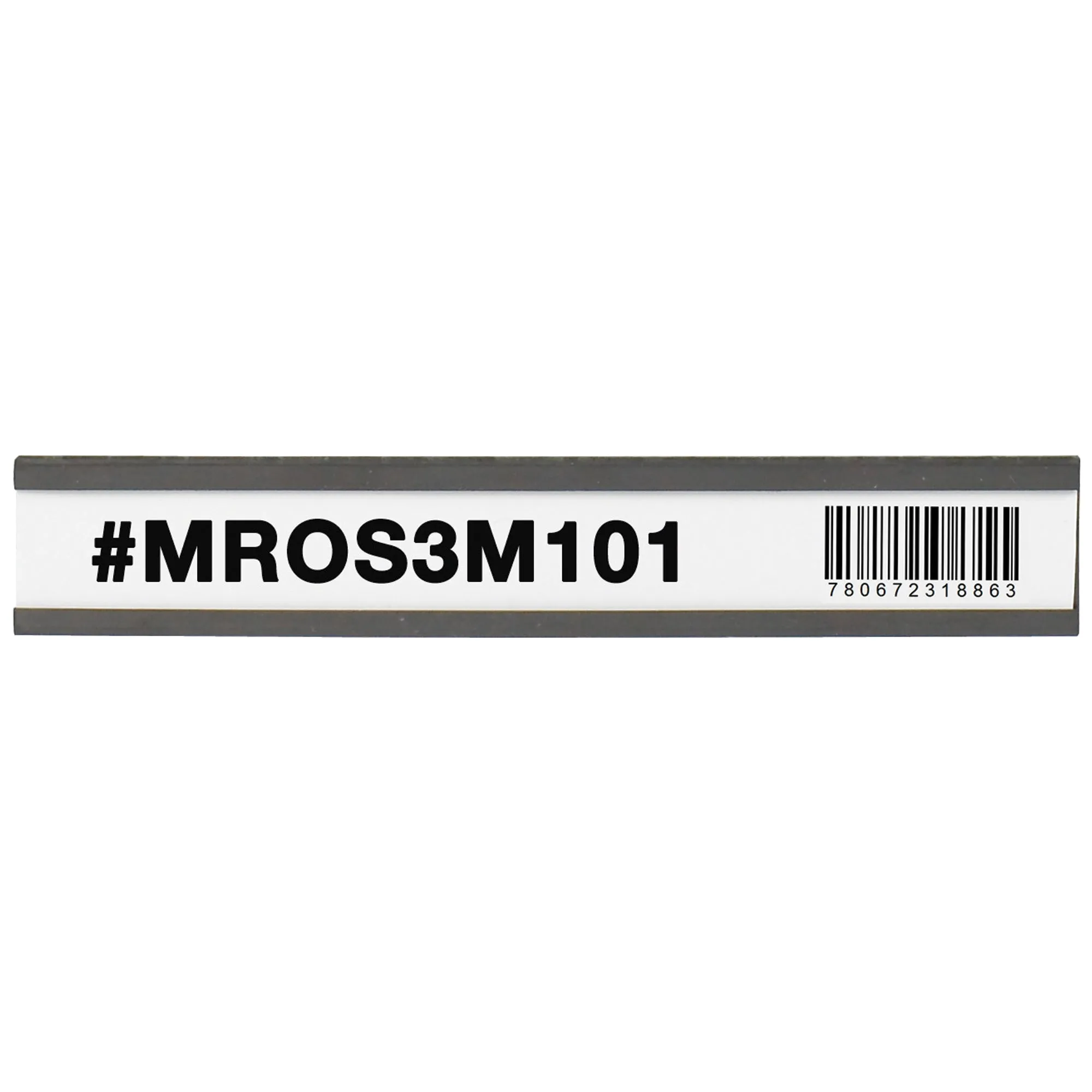 1 x 6" Magnetic C-Channel Cardholders, Case Of 25 (LH192)