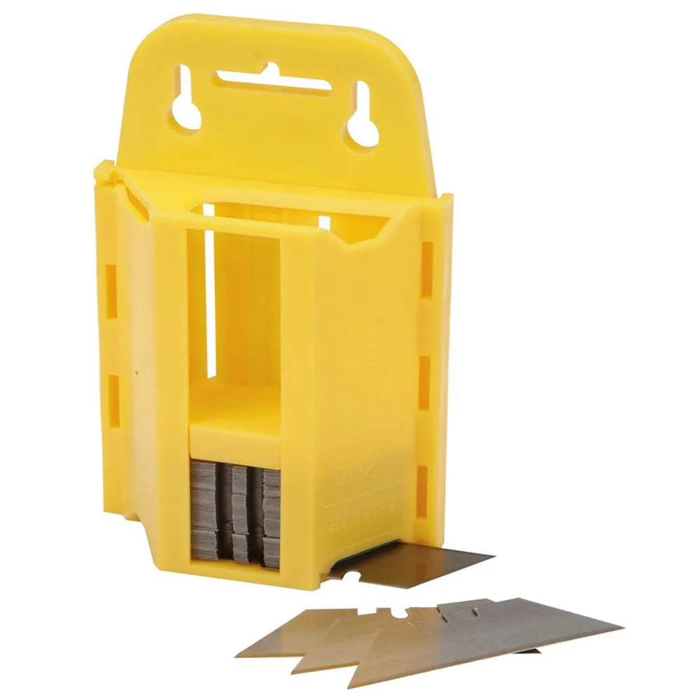 100pc Utility Blades Cutter Replacement Knife Razor Box Cut Standard Dispenser
