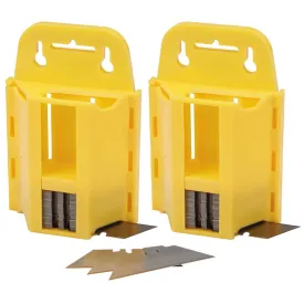 100pc Utility Blades Cutter Replacement Knife Razor Box Cut Standard Dispenser