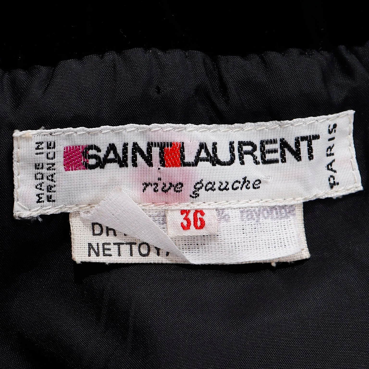 1980s Yves Saint Laurent Black Velvet Pencil Skirt