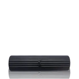 2018 YSL SAINT LAURENT BLACK CALFSKIN OPIUM CLUTCH