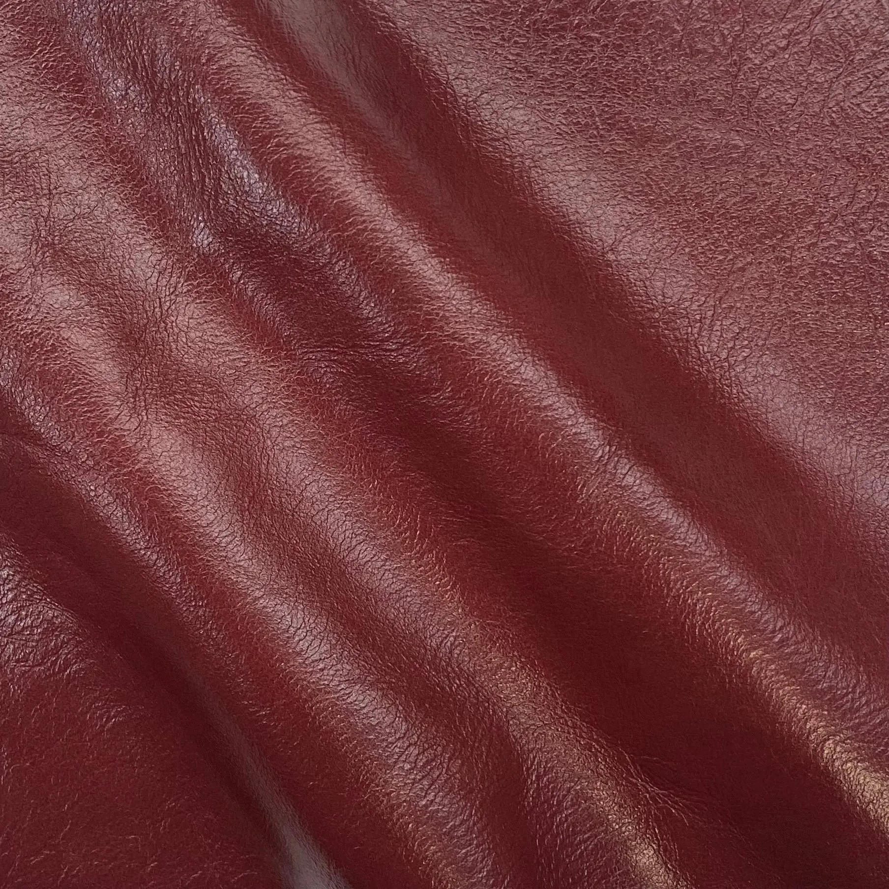 2oz (1.1mm) Cow Leather - Dark Rouge (per square foot)