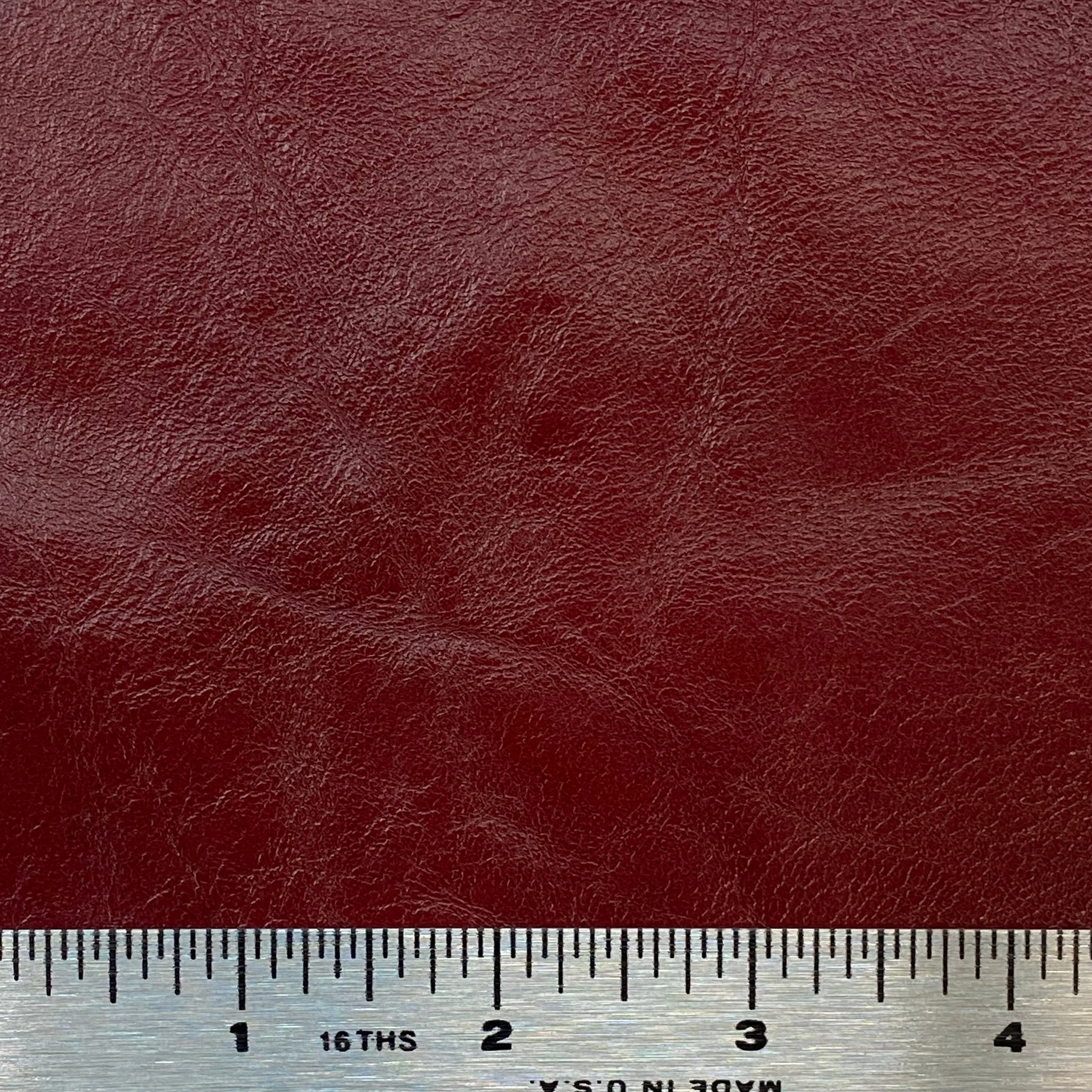 2oz (1.1mm) Cow Leather - Dark Rouge (per square foot)