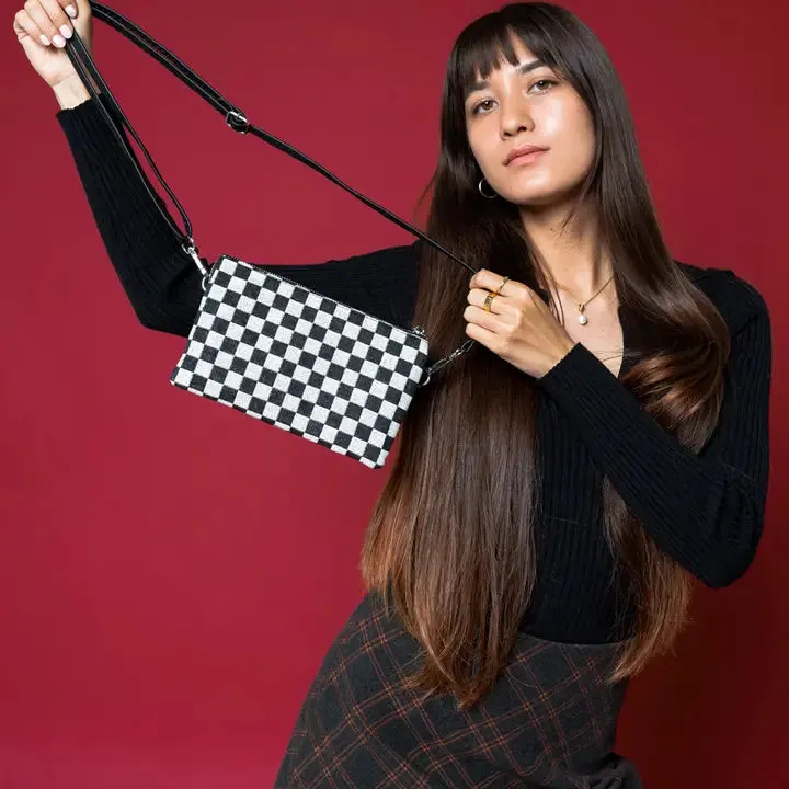 3 Compartment Crossbody   Wristlet