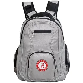 Alabama Crimson Tide Laptop Backpack in Gray