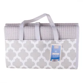 Alfresco Beach Mat Moroccan Grey 150x180cm
