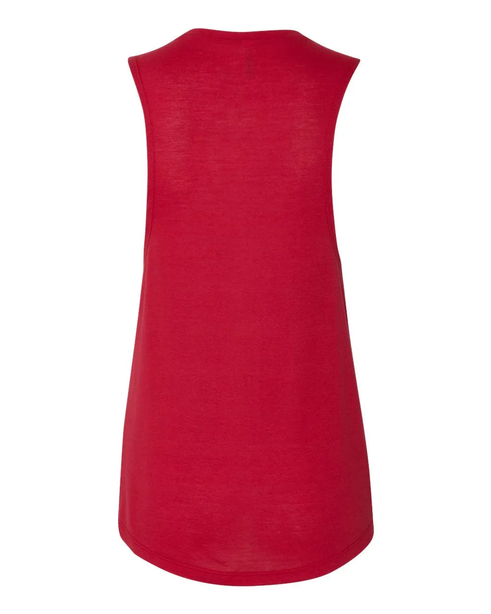 Bella   Canvas 8803 Women's Flowy Scoop Muscle Tank - Red