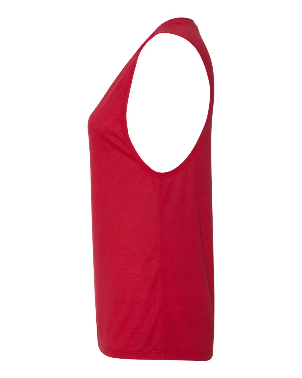 Bella   Canvas 8803 Women's Flowy Scoop Muscle Tank - Red