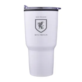 Beta Personalized 30oz White Tumbler