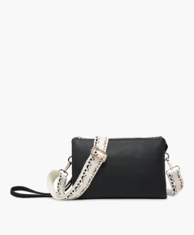 Black Izzy Crossbody w/ Strap