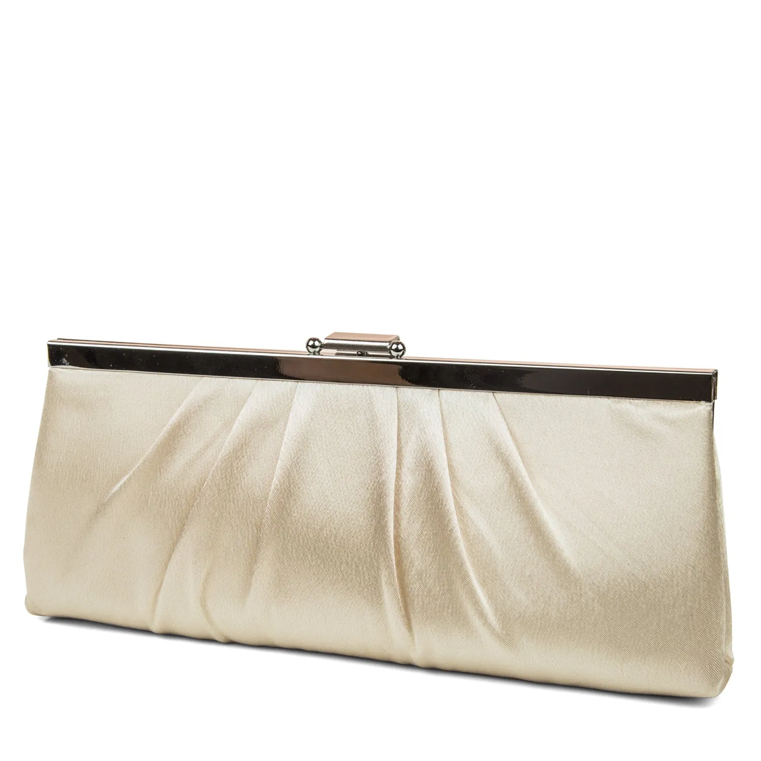 Blaire Framed Satin Evening Clutch