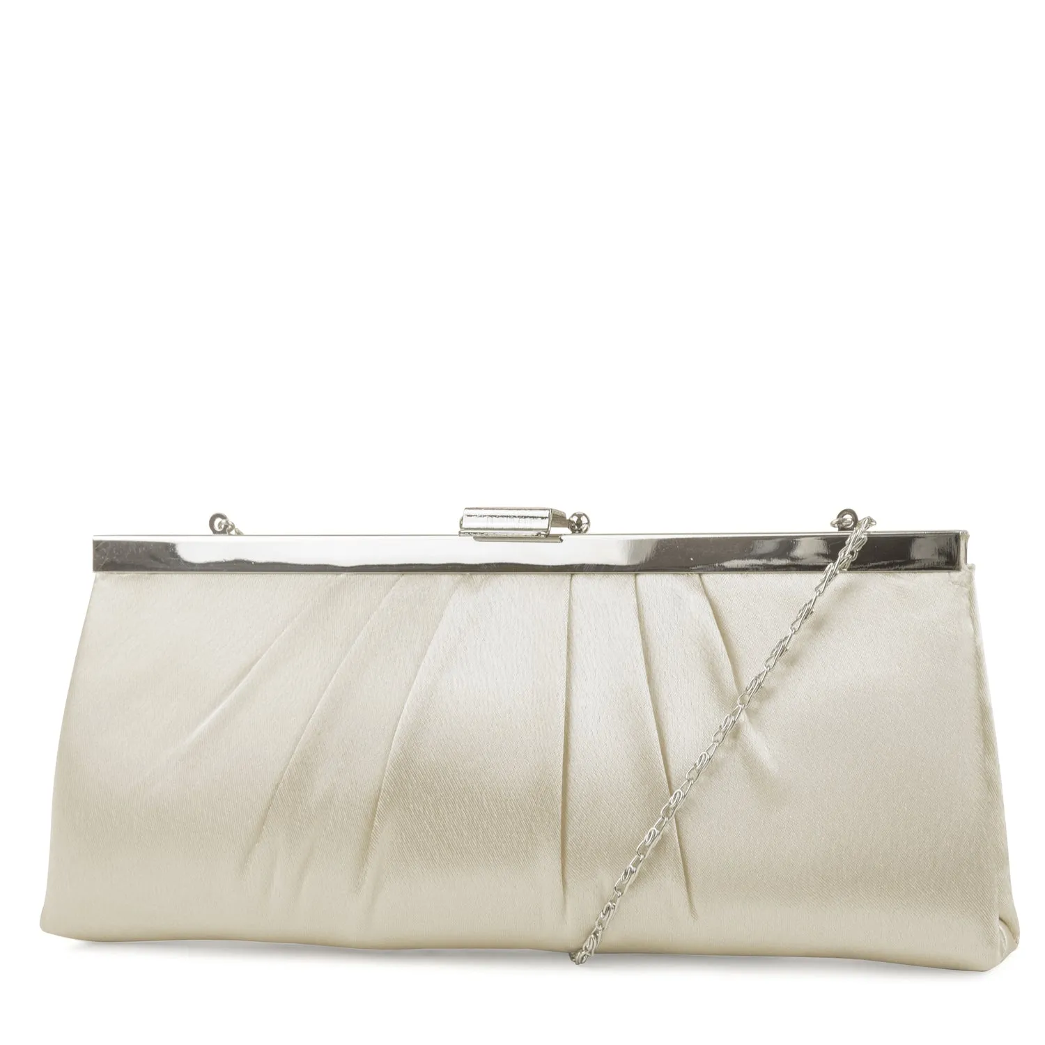 Blaire Framed Satin Evening Clutch