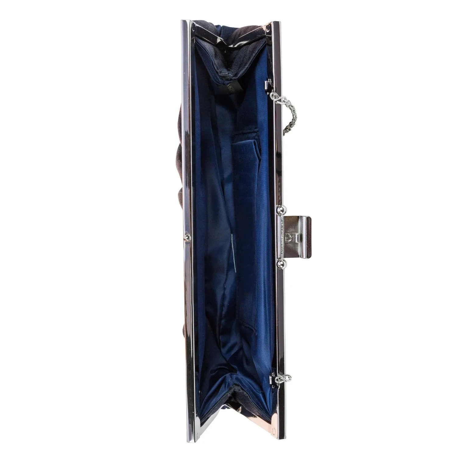 Blaire Framed Satin Evening Clutch