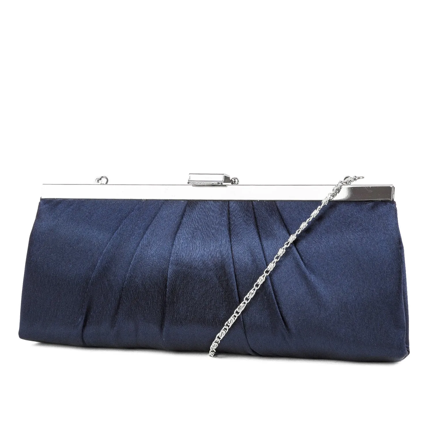 Blaire Framed Satin Evening Clutch