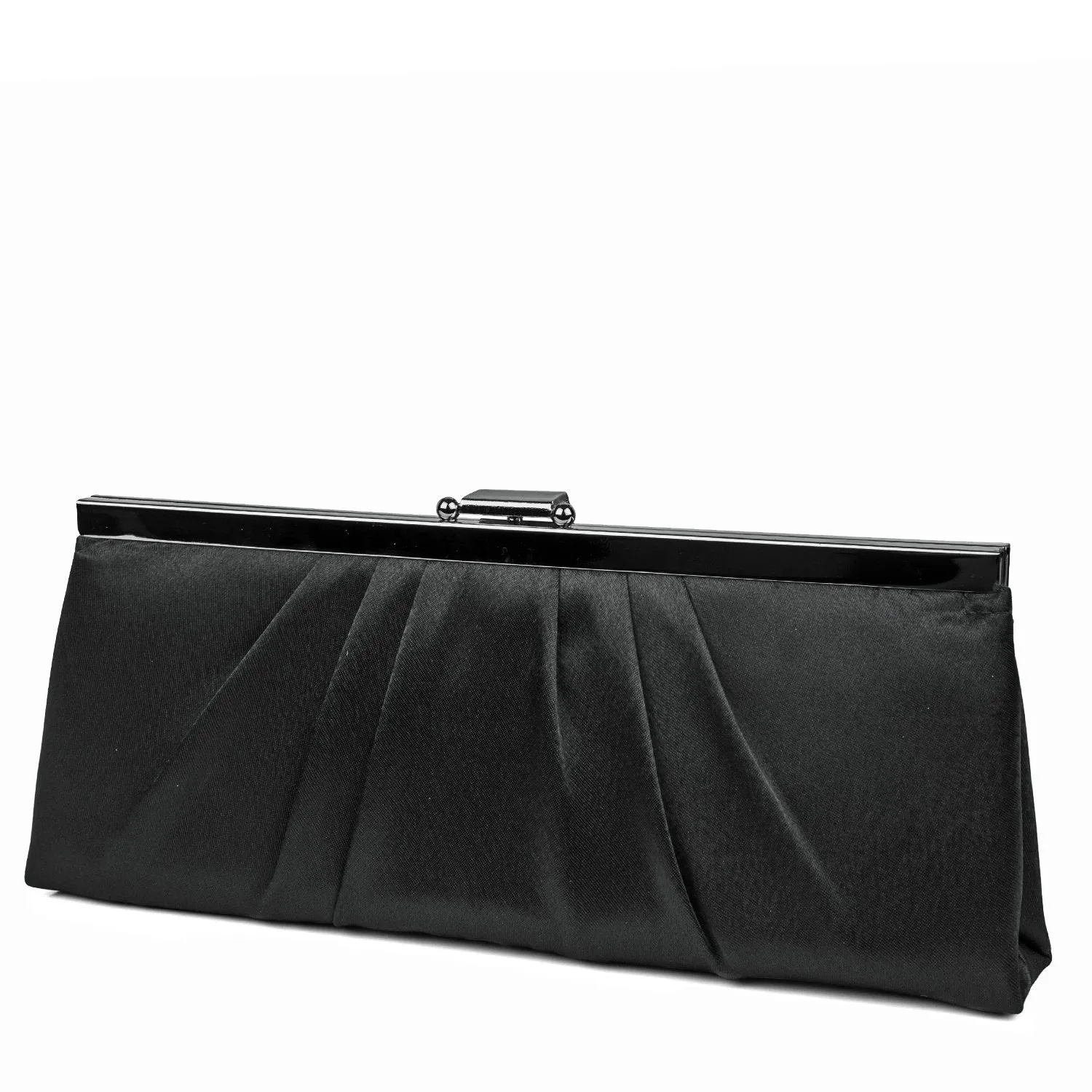 Blaire Framed Satin Evening Clutch