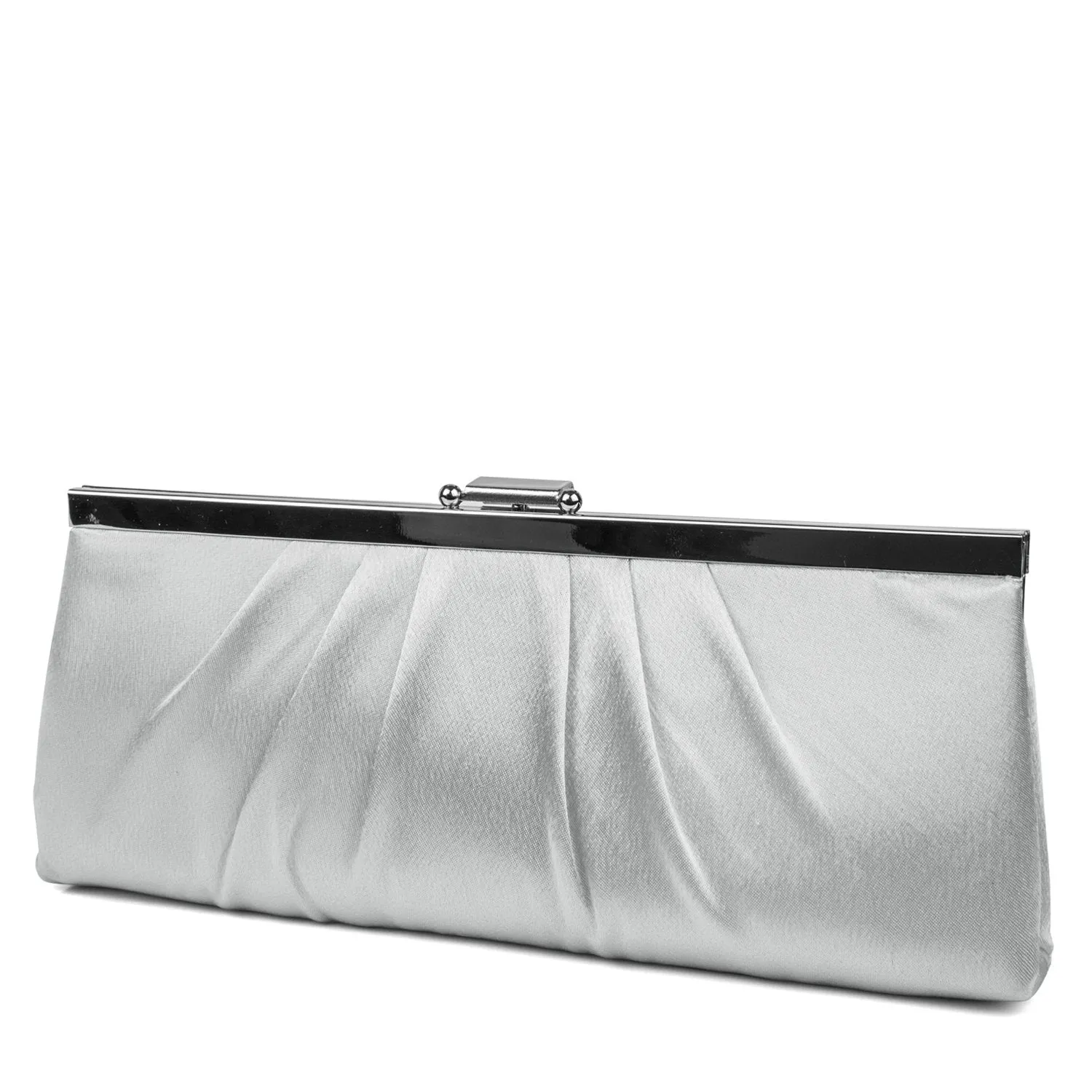 Blaire Framed Satin Evening Clutch