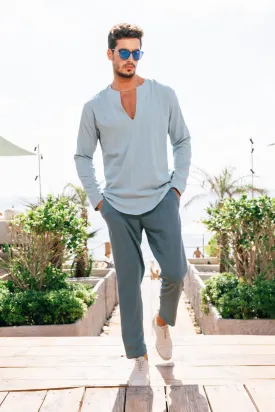 BLUE PETROL PANTS