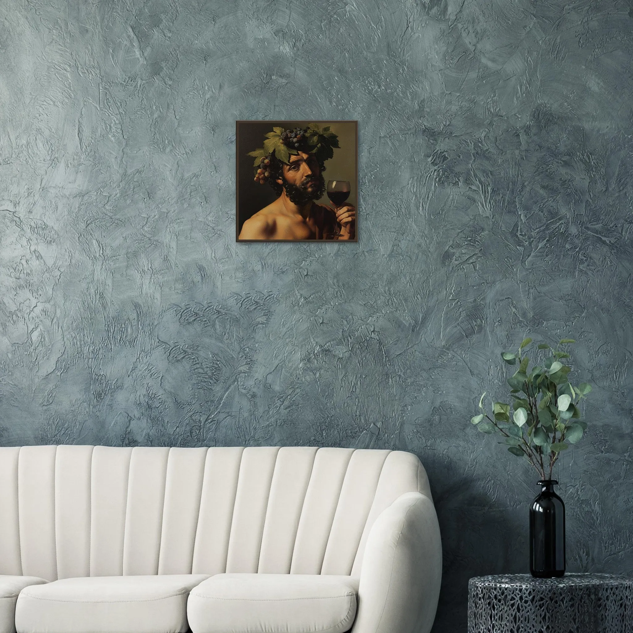 Caravaggio Style Bacchus Art - Wine Canvas