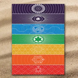 Chakra Yoga Jumbo Towel