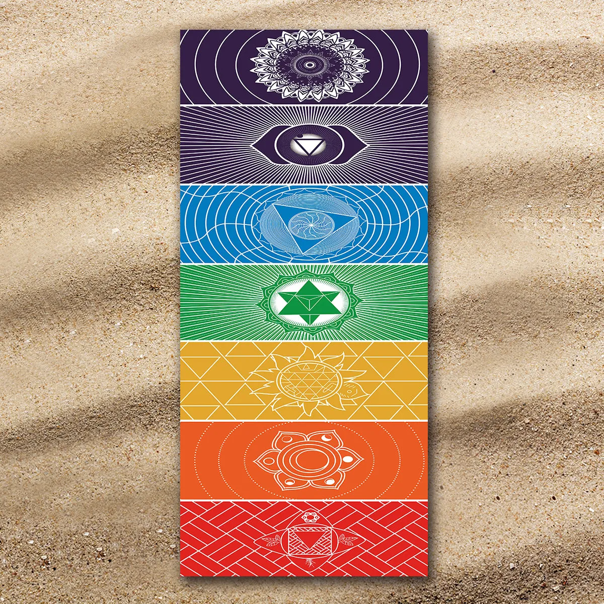 Chakra Yoga Jumbo Towel