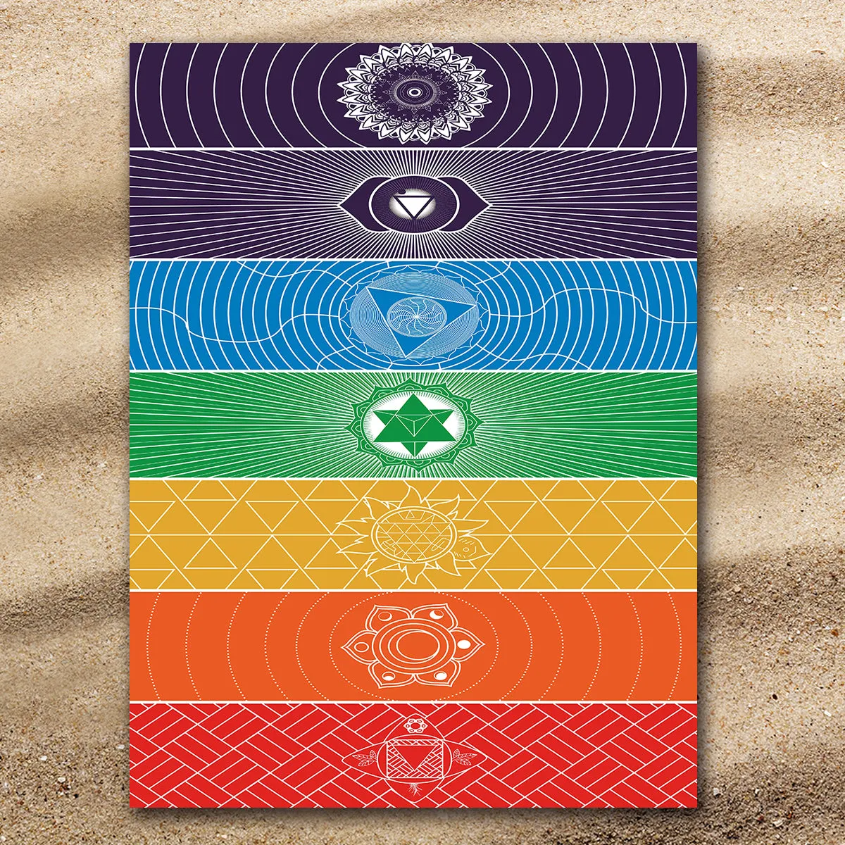 Chakra Yoga Jumbo Towel