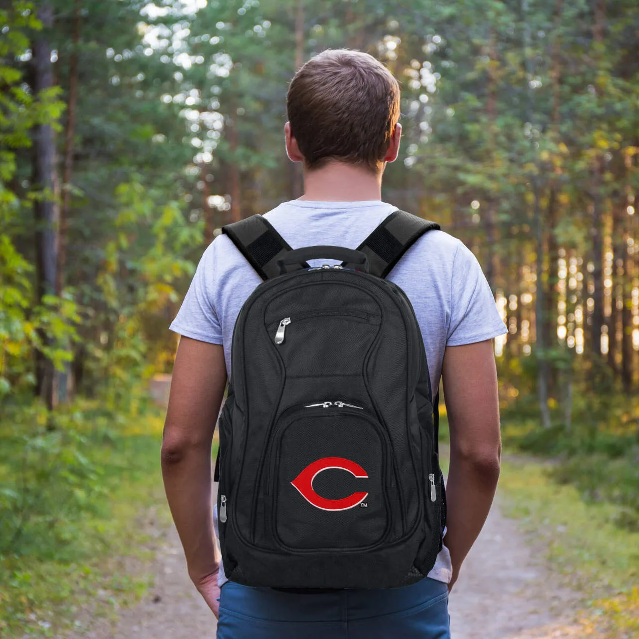 Cincinnati Reds Laptop Backpack Black
