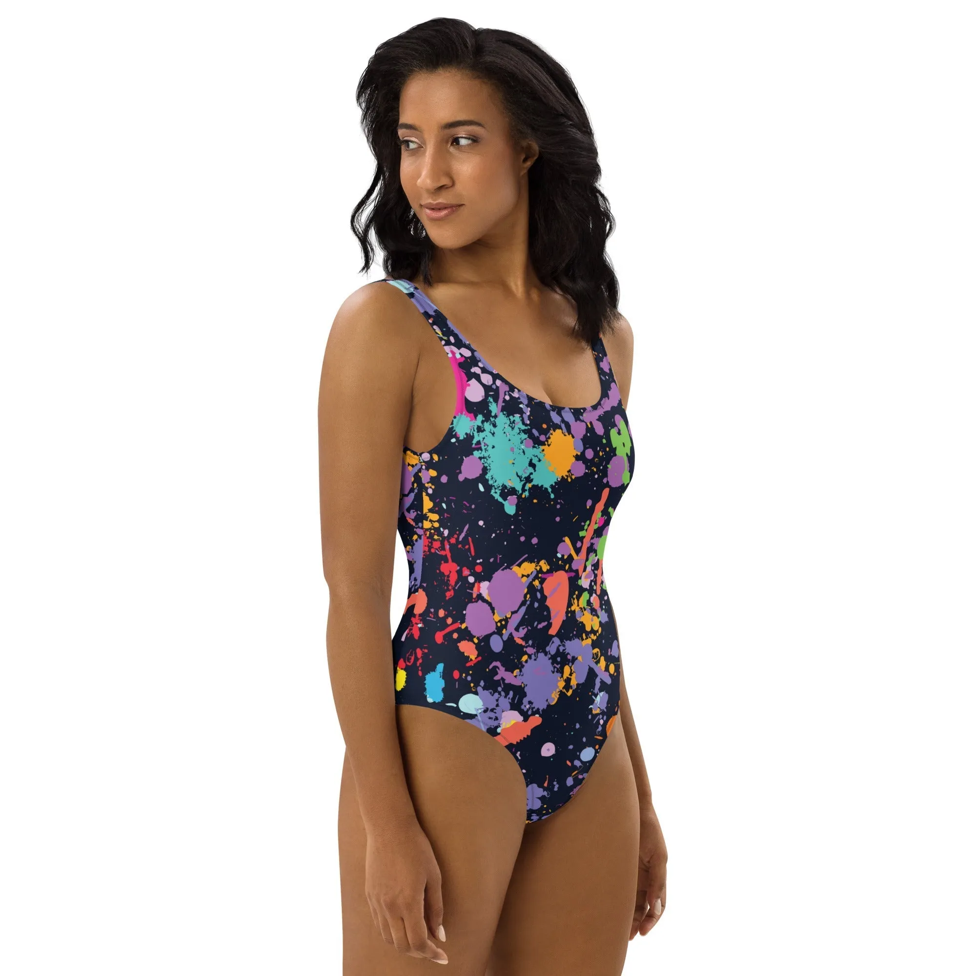 Colorful Abstract One-Piece Swimsuit