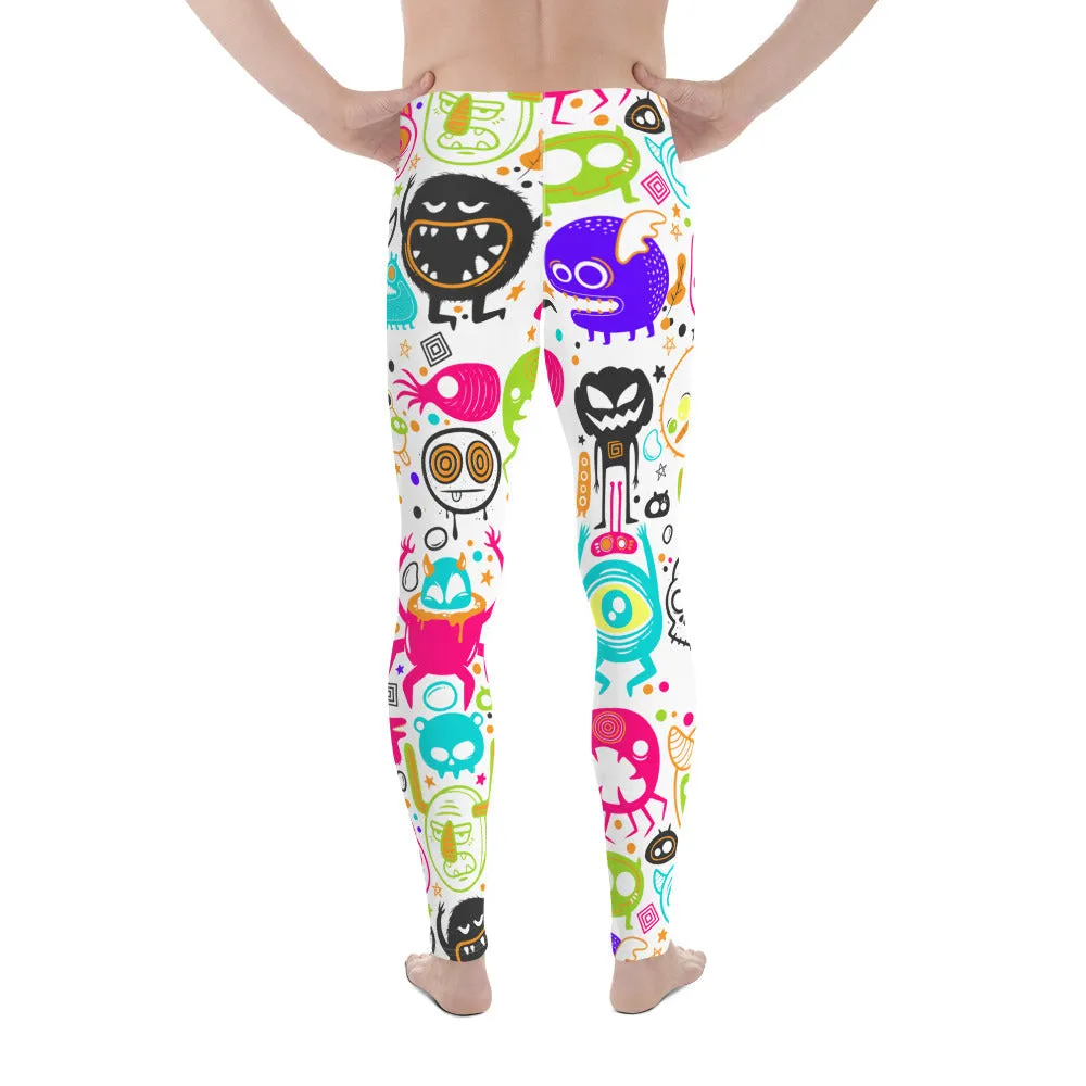 Colorful Doodles Men's Leggings