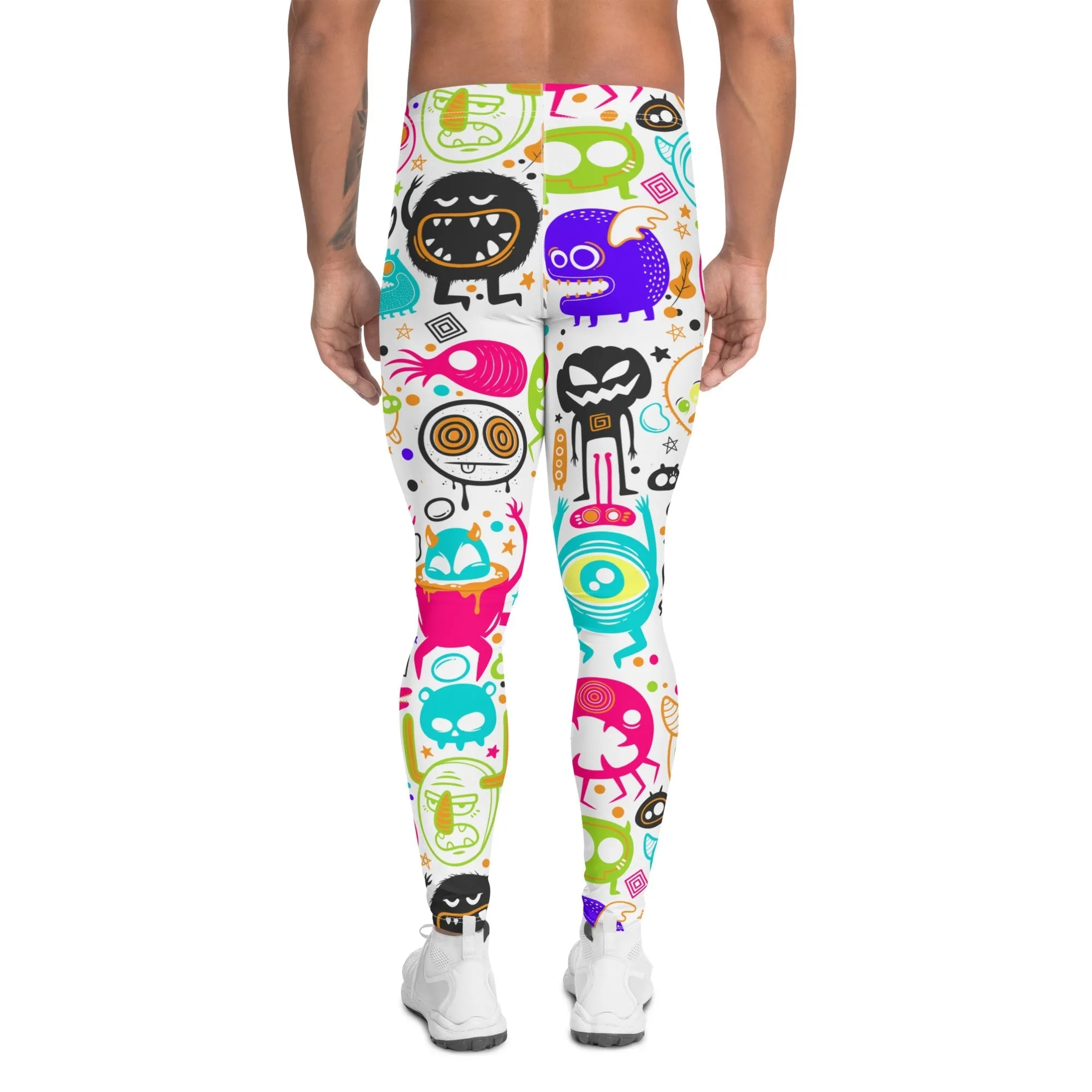 Colorful Doodles Men's Leggings