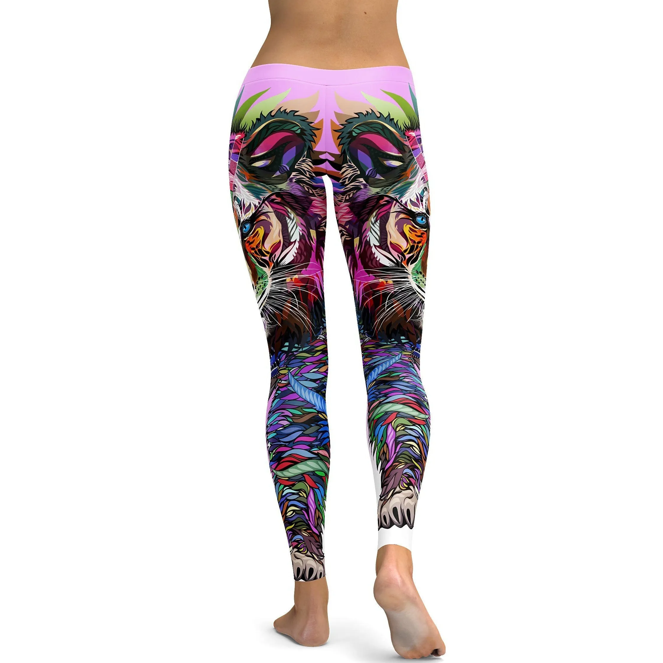 Colorful Full Lion Leggings