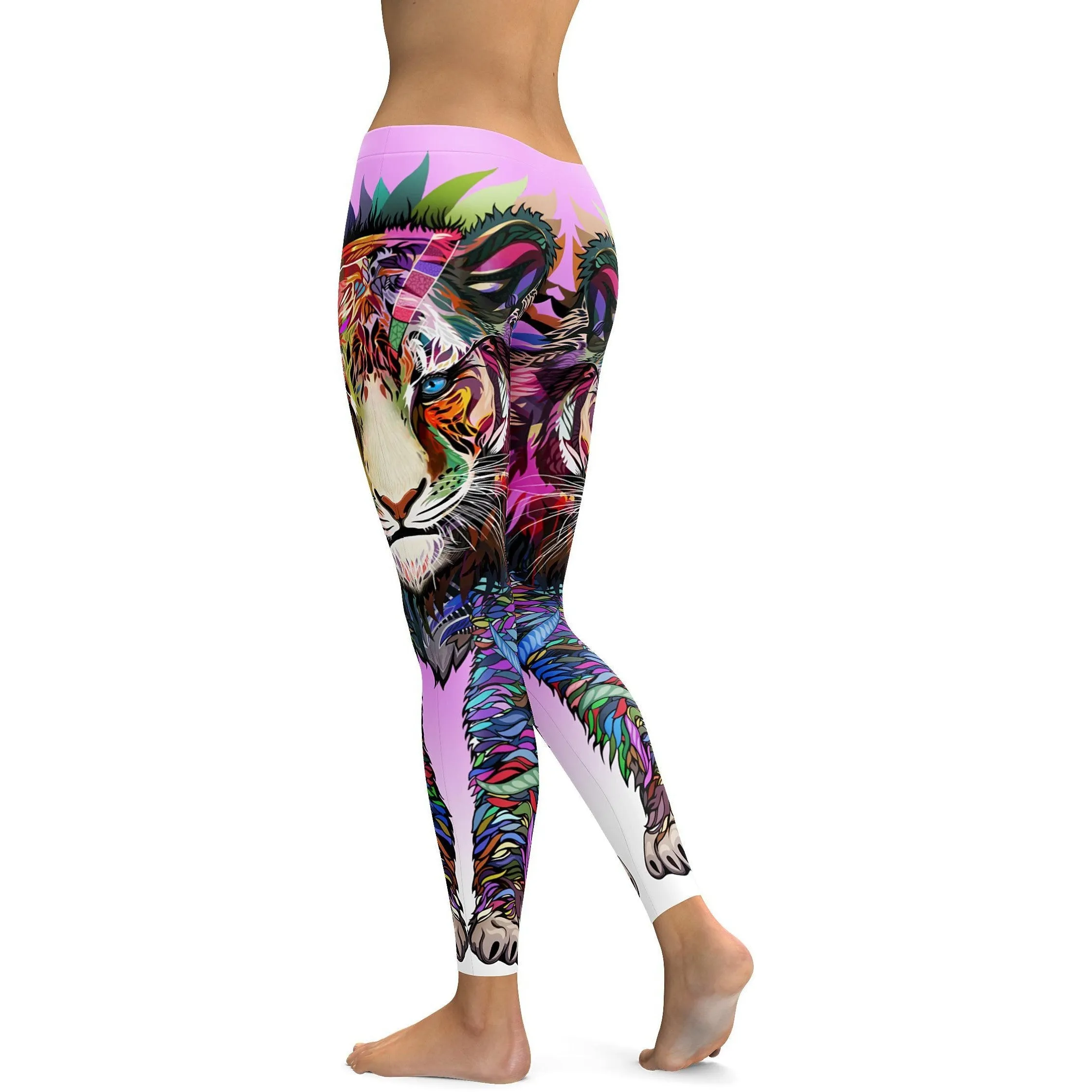 Colorful Full Lion Leggings