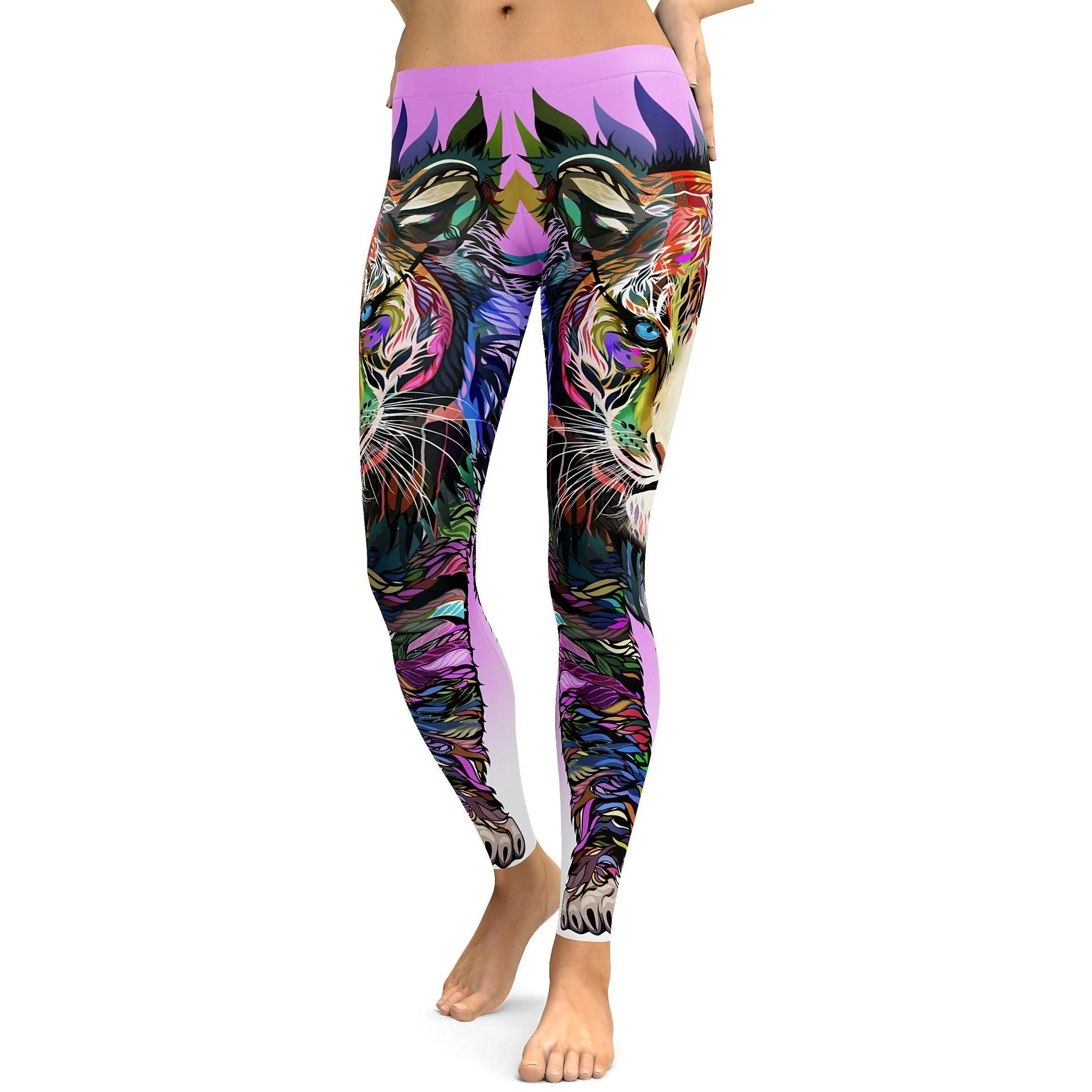 Colorful Full Lion Leggings
