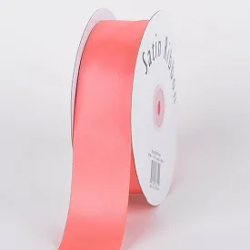 Coral - Satin Ribbon Single Face - ( W: 2 Inch | L: 50 Yards )