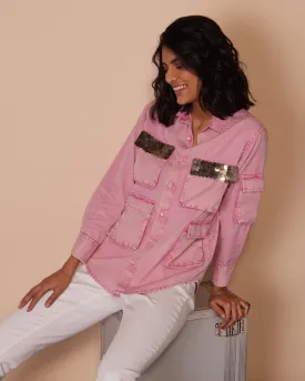 Cotton Candy Embellished Shirt