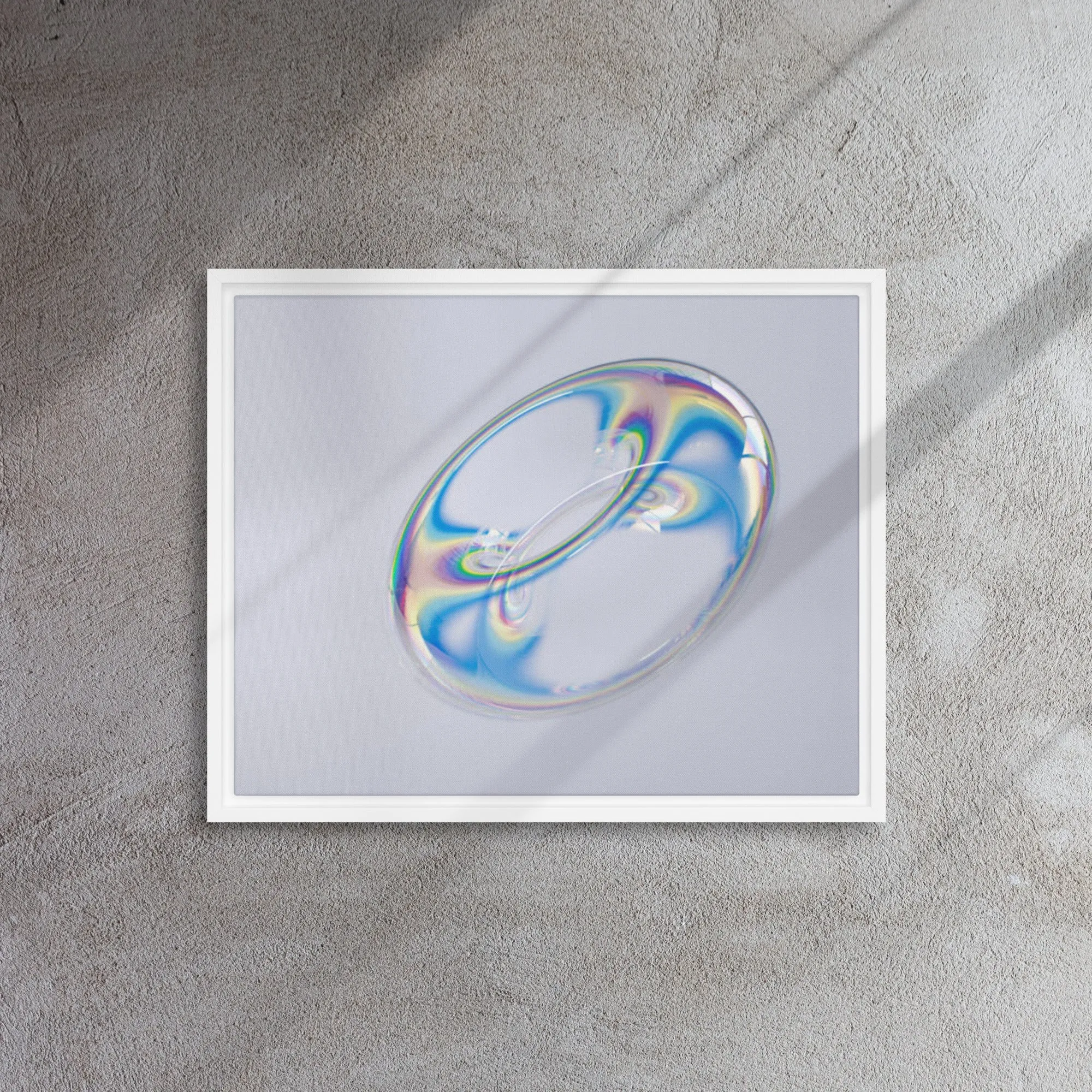 Crystal Illusions Framed Canvas Print