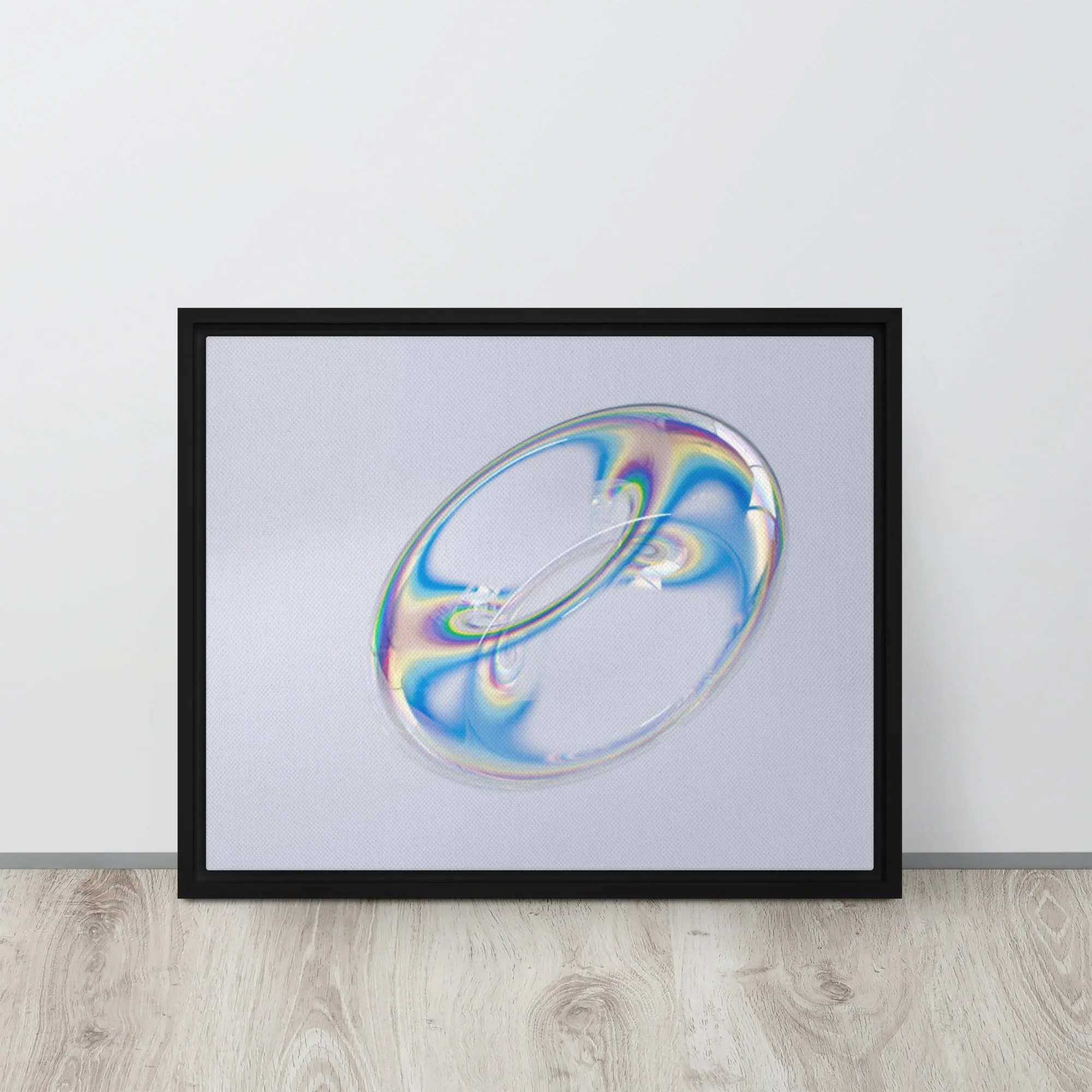 Crystal Illusions Framed Canvas Print