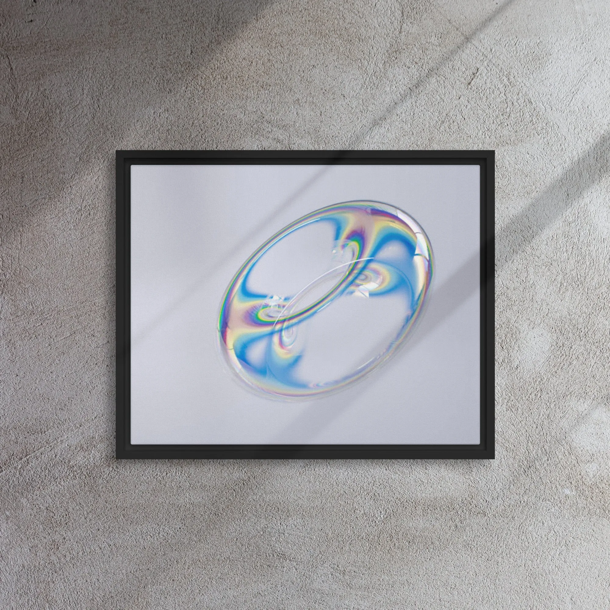 Crystal Illusions Framed Canvas Print