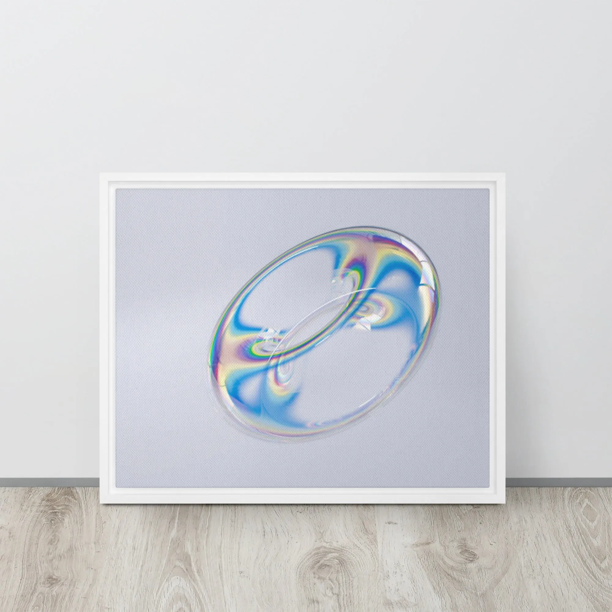 Crystal Illusions Framed Canvas Print