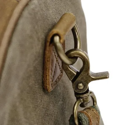 DeeWax™ Duffle bag aus gewachste Canvas & Leder. Unisex