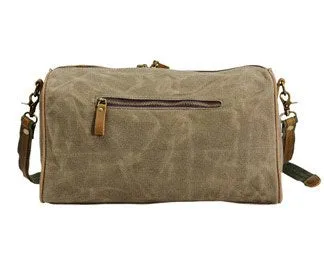 DeeWax™ Duffle bag aus gewachste Canvas & Leder. Unisex