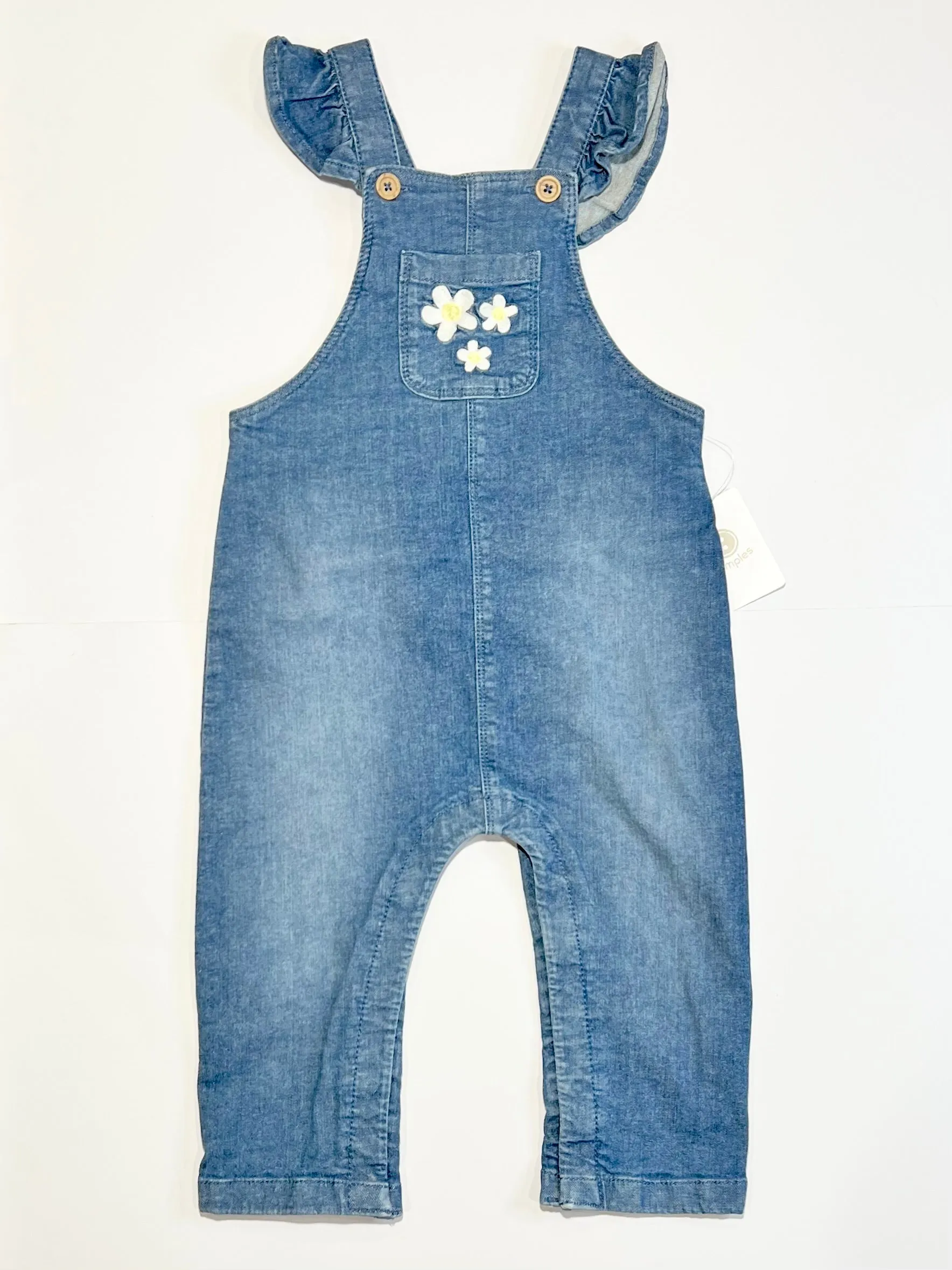 Denim overalls brand new - Size 2