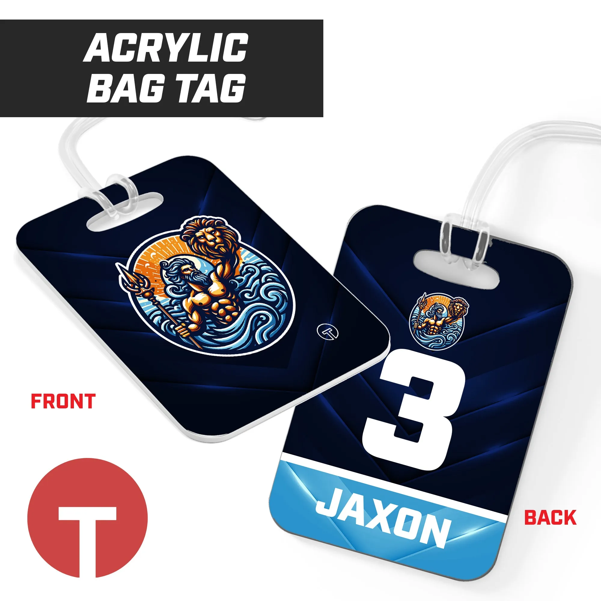 Detachment Poseidon - Hard Acrylic Bag Tag