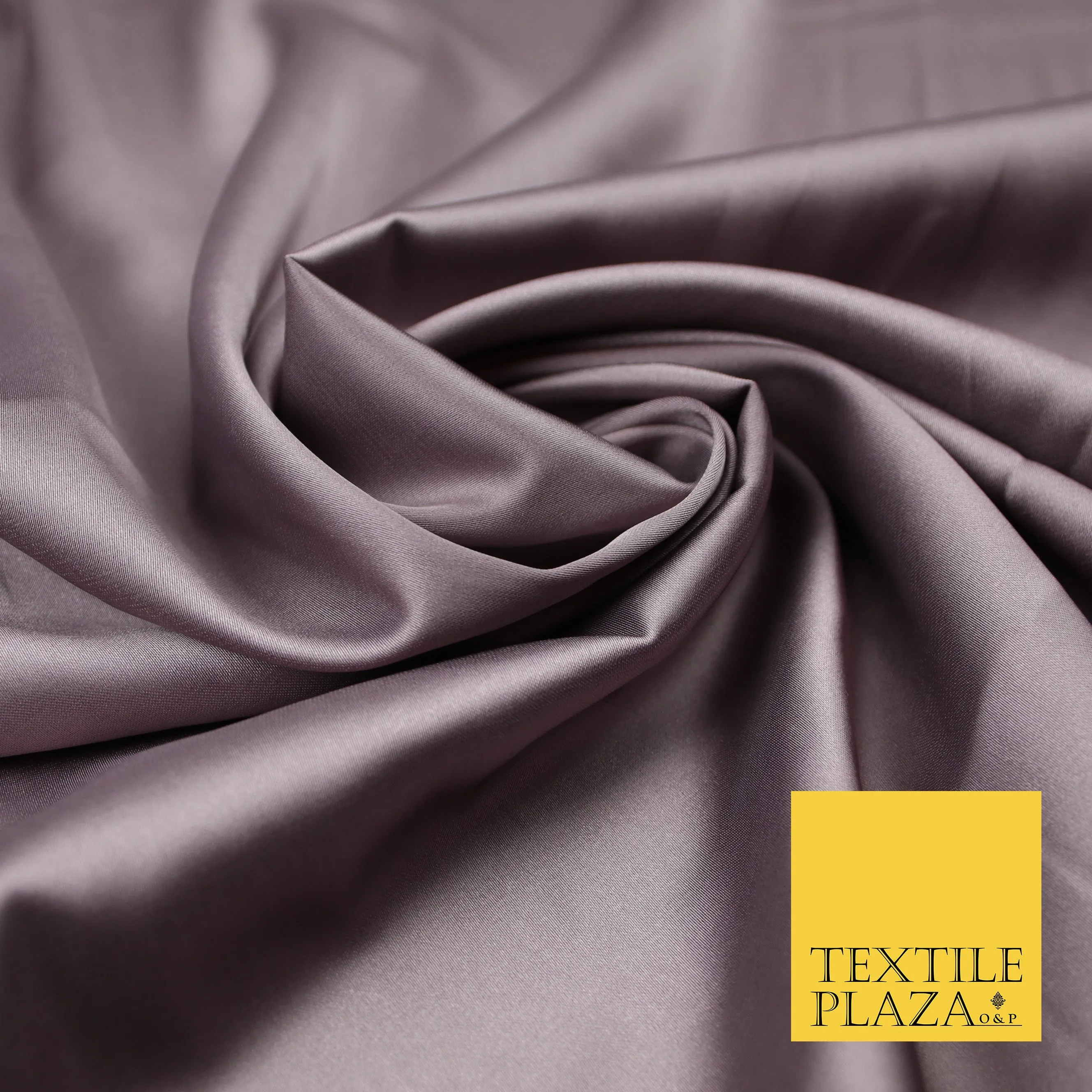 Dusty Mink Fine Silky Smooth Liquid Sateen Satin Dress Fabric Drape Lining Material 7874