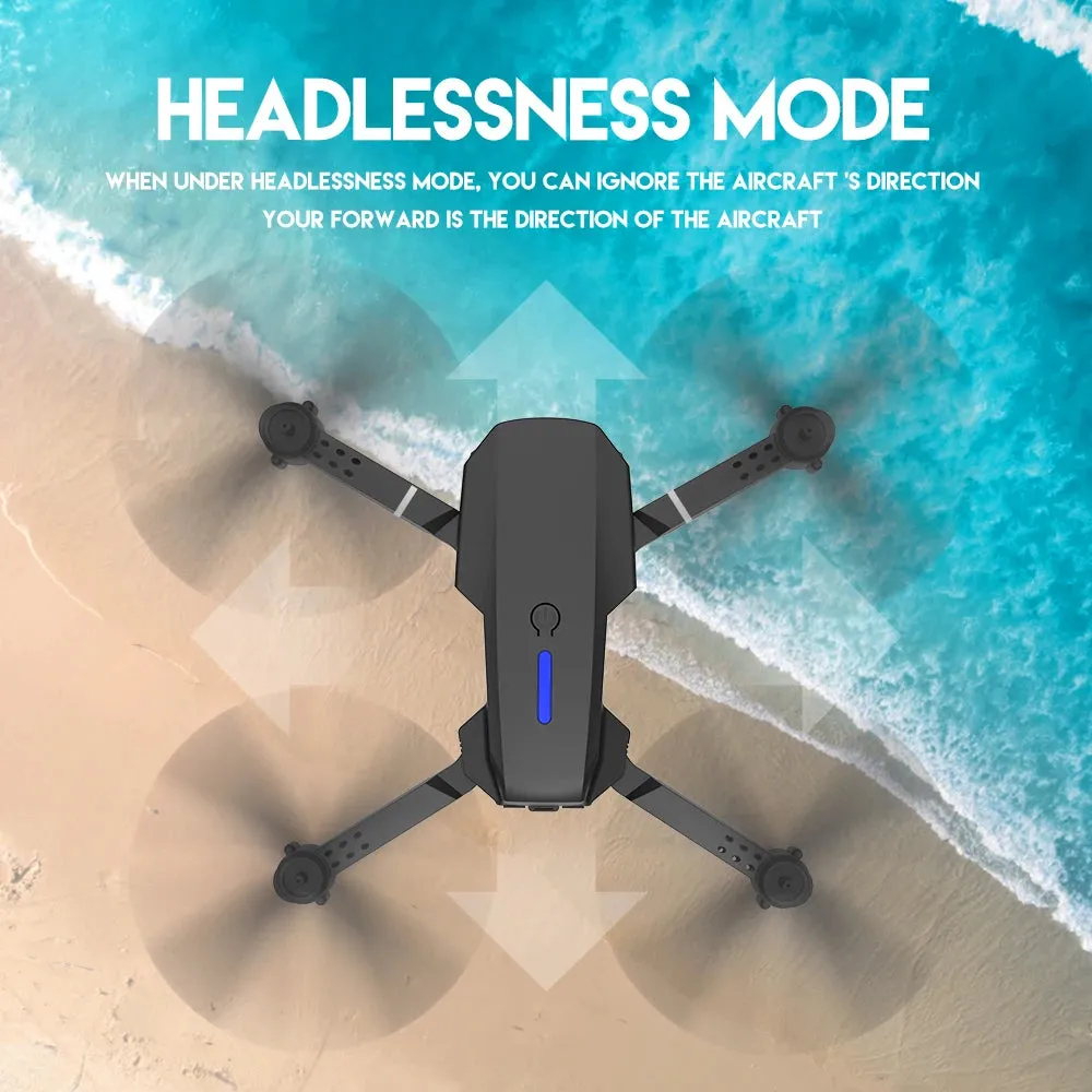 E88Pro RC Drone – Foldable 4K Professional with Wide-Angle Camera