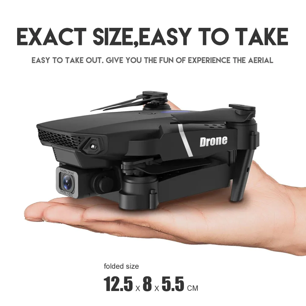 E88Pro RC Drone – Foldable 4K Professional with Wide-Angle Camera