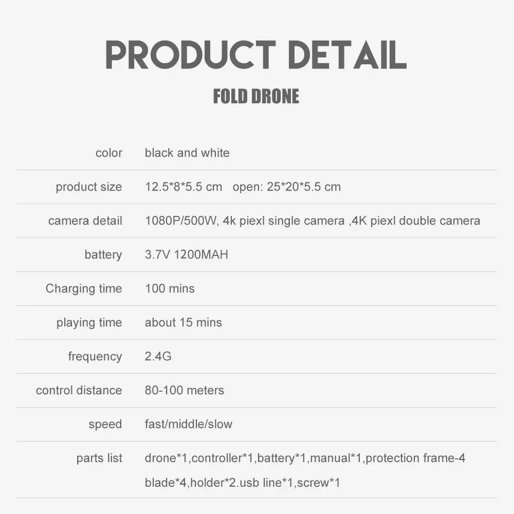 E88Pro RC Drone – Foldable 4K Professional with Wide-Angle Camera