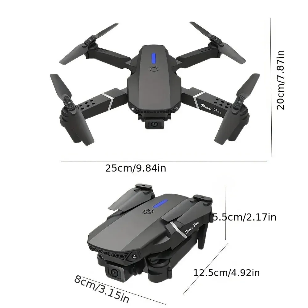 E88Pro RC Drone – Foldable 4K Professional with Wide-Angle Camera