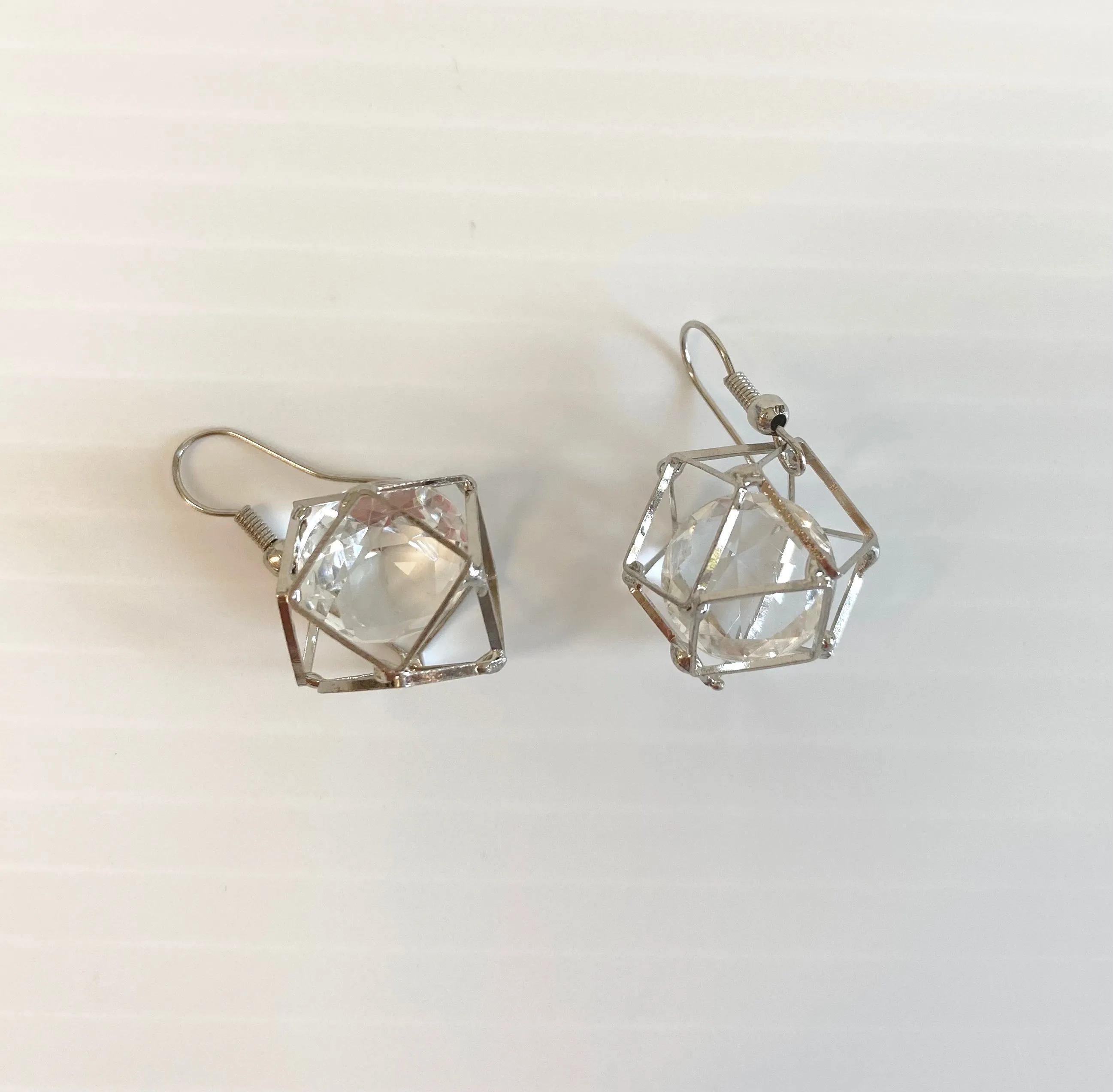 Fashion Accessories - Crystal Cage Earrings